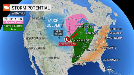 forecast map