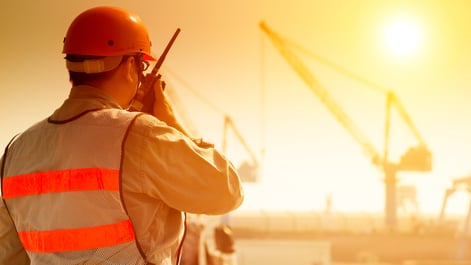 Employee working in extreme heat