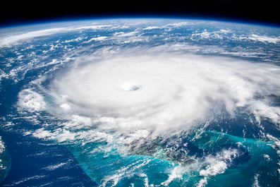 Photo of a hurricane