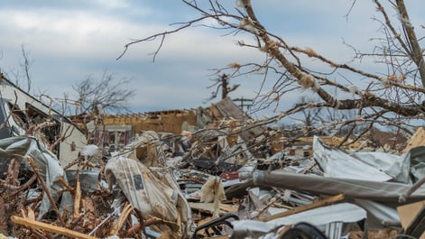 tornado damage