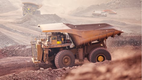 Mining Activity, mining dump truck
