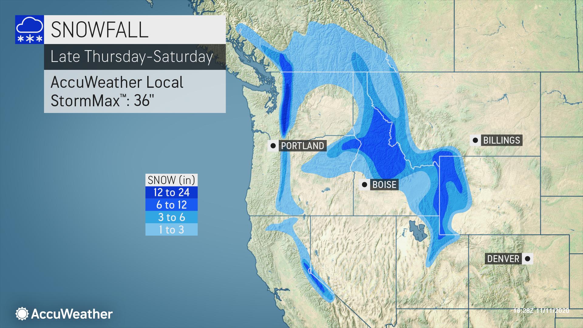 Powerful Storm Expected To Slam Pacific Northwest   NWSnow11Nov2p 