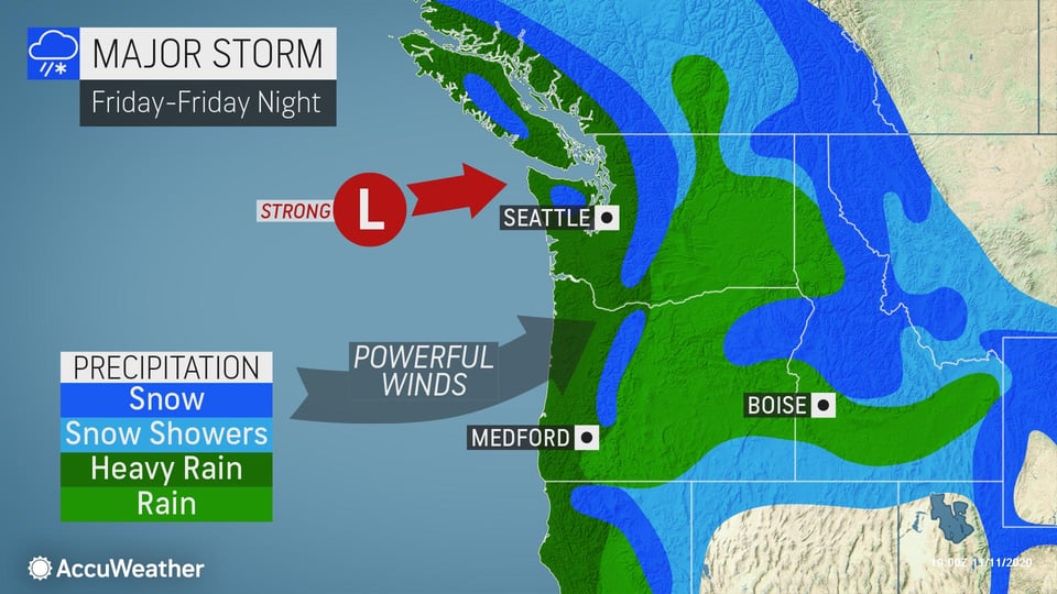 Powerful storm expected to slam Pacific Northwest