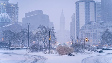 Snow in Philadelphia