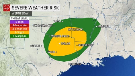 severe weather map