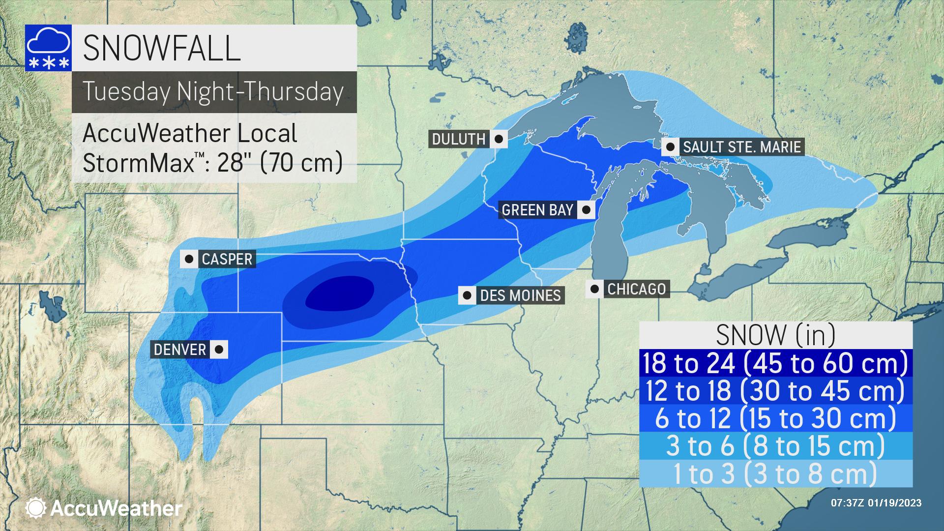 Major winter storm to bring heavy snow to the Midwest and East