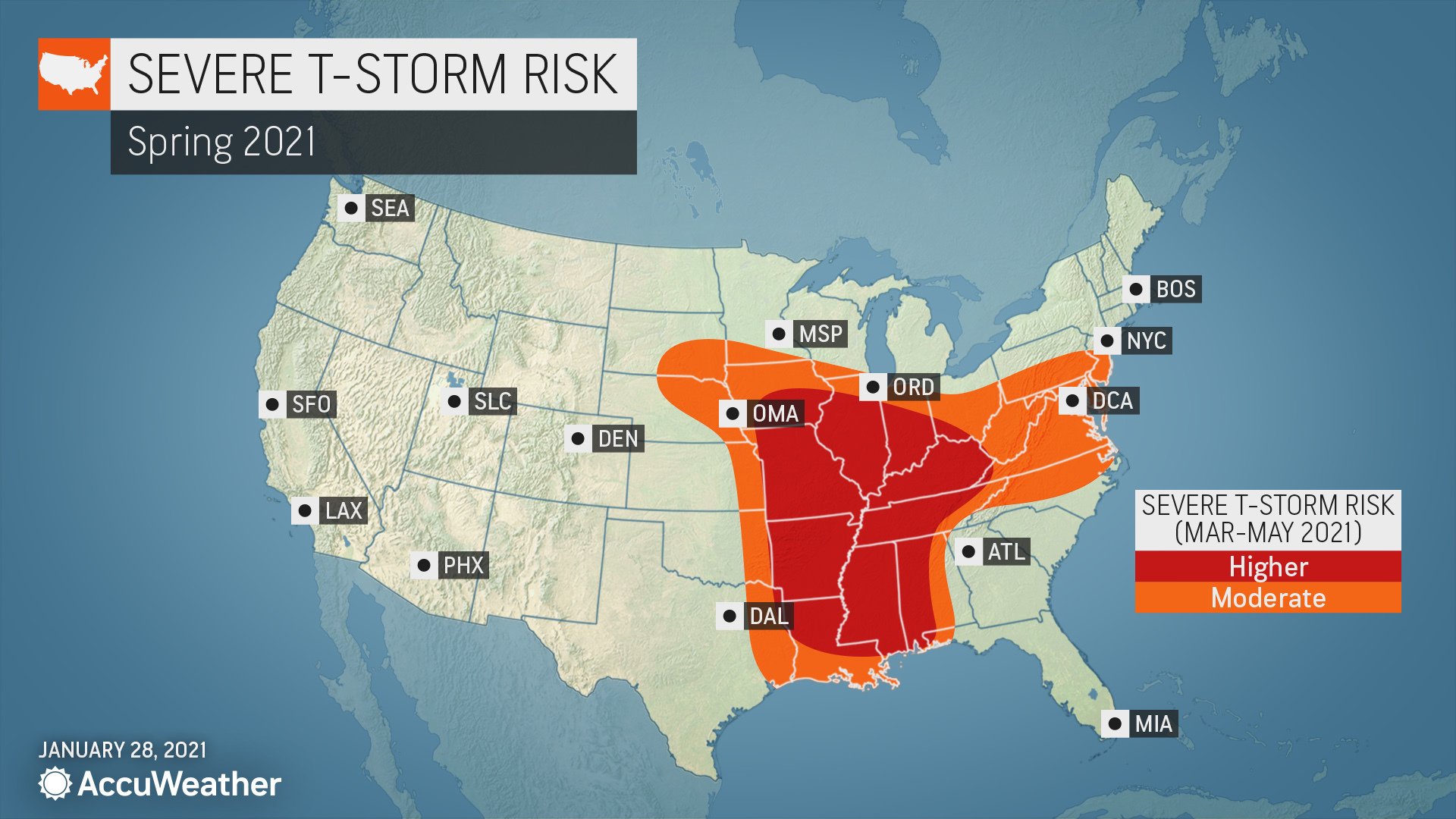 Active severe weather season on the horizon according to AccuWeather