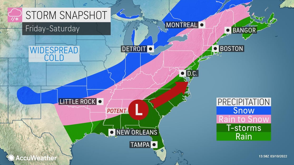 forecast map