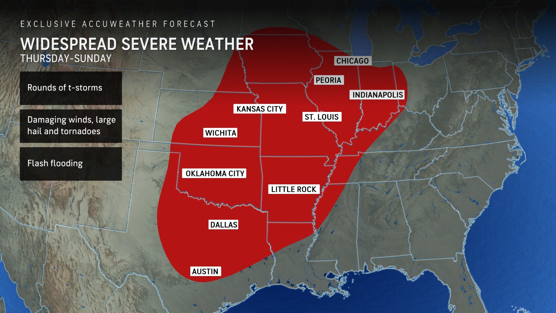 AccuWeather warns businesses to prepare for a multi-day risk of severe ...