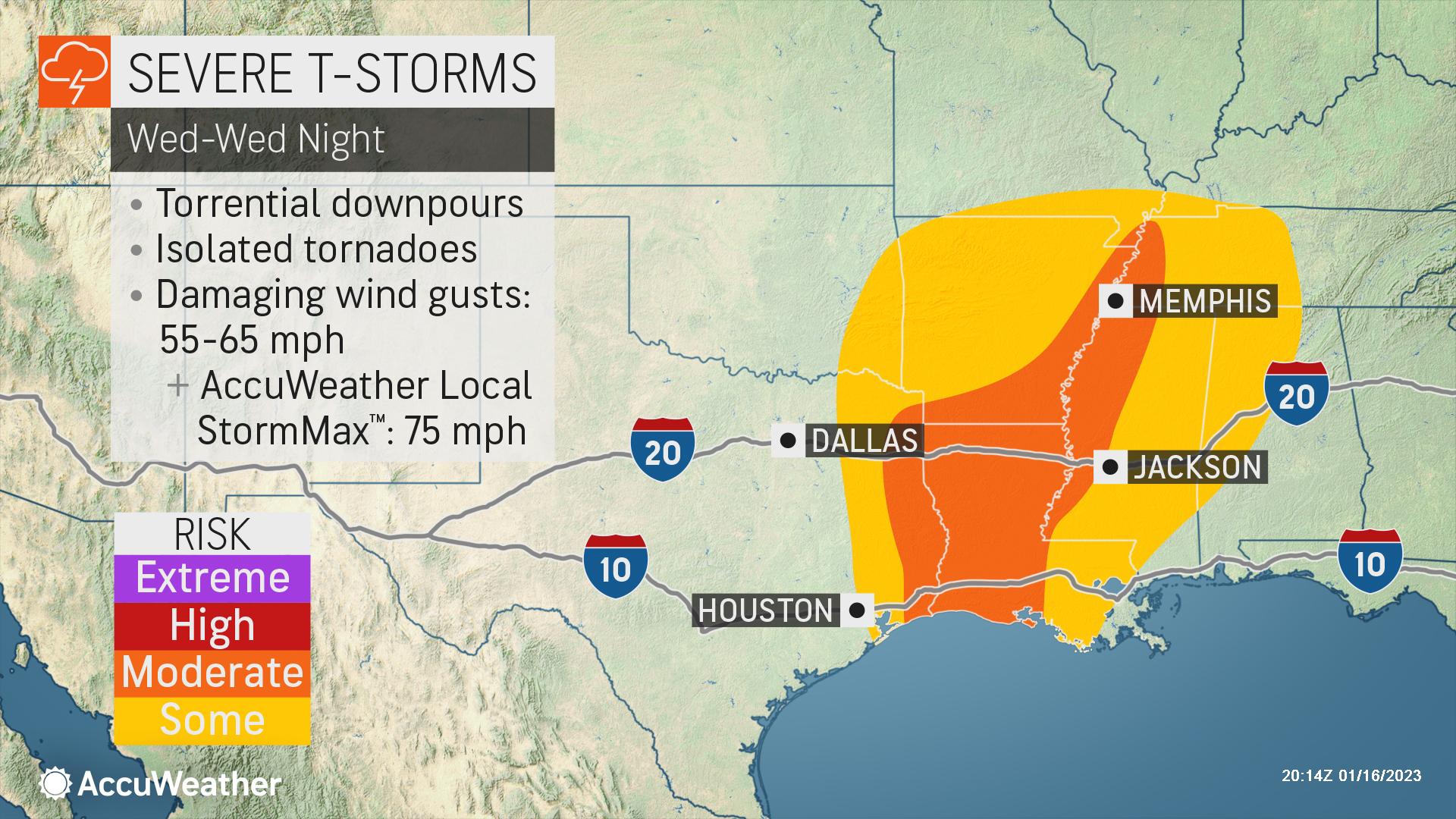 Dangerous storm to bring torrential downpours, flooding, and isolated ...
